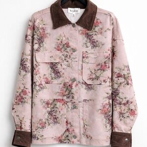 Heyday Pink Floral Utility Jacket